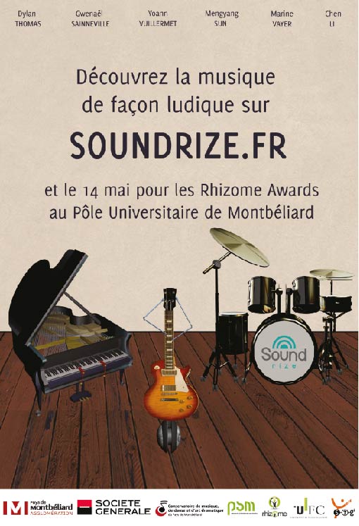 Soundrize Groov'u projet Rhizome master 1 PSM Montbéliard